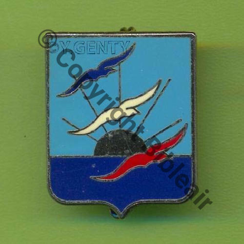 GRE  A1189 BA.741 BA.749 EPA GRENOBLE  De Griffes et butees Dos irreg Gde eping Dos argente teinte dore No homolog grave Src.Y.GENTY 